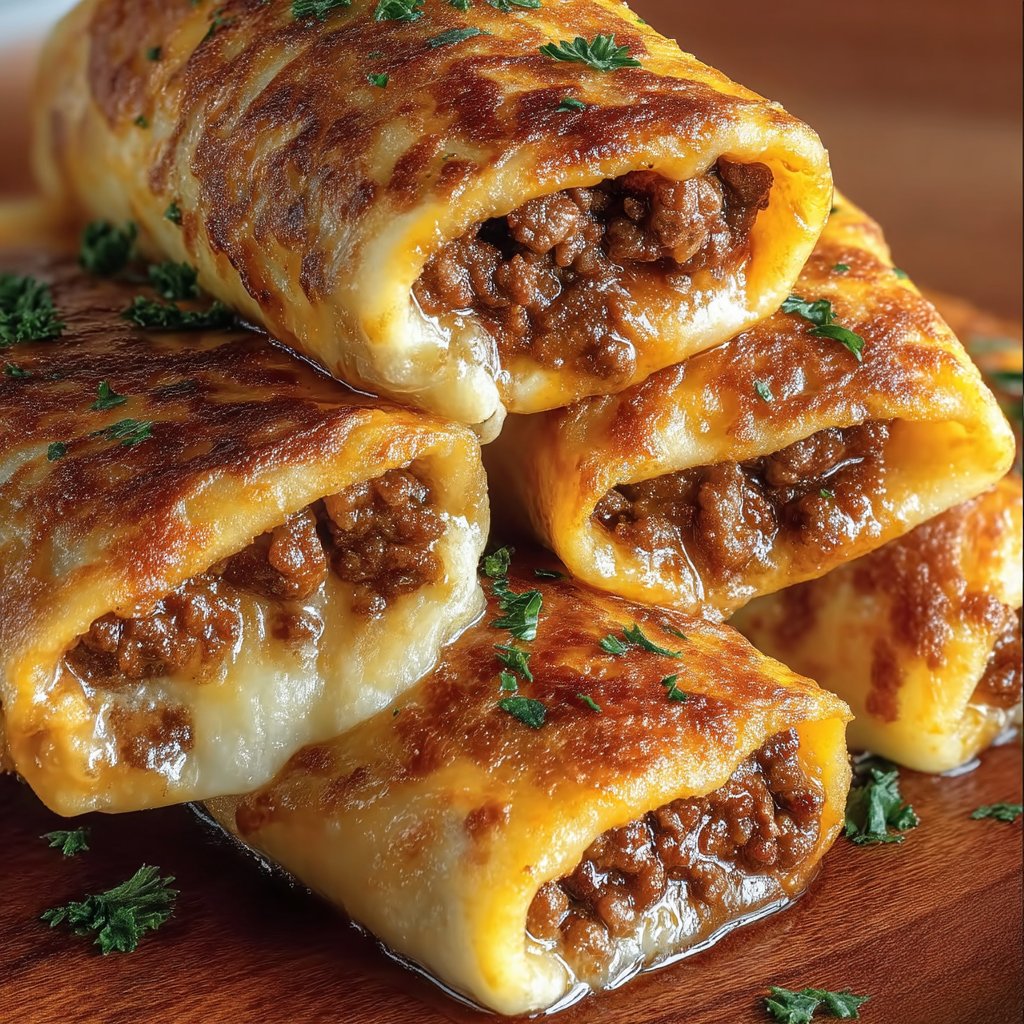 Křupavé hovězí maso sýr chimichangas