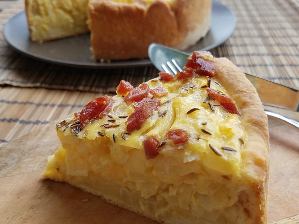 Švábský cibulový koláč