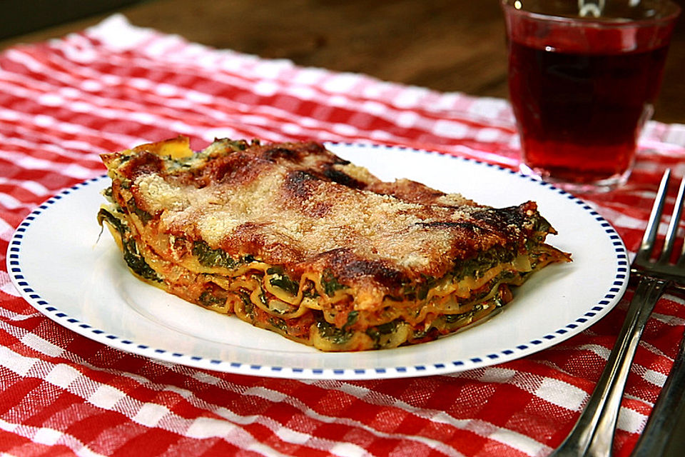 Špenátové lasagne
