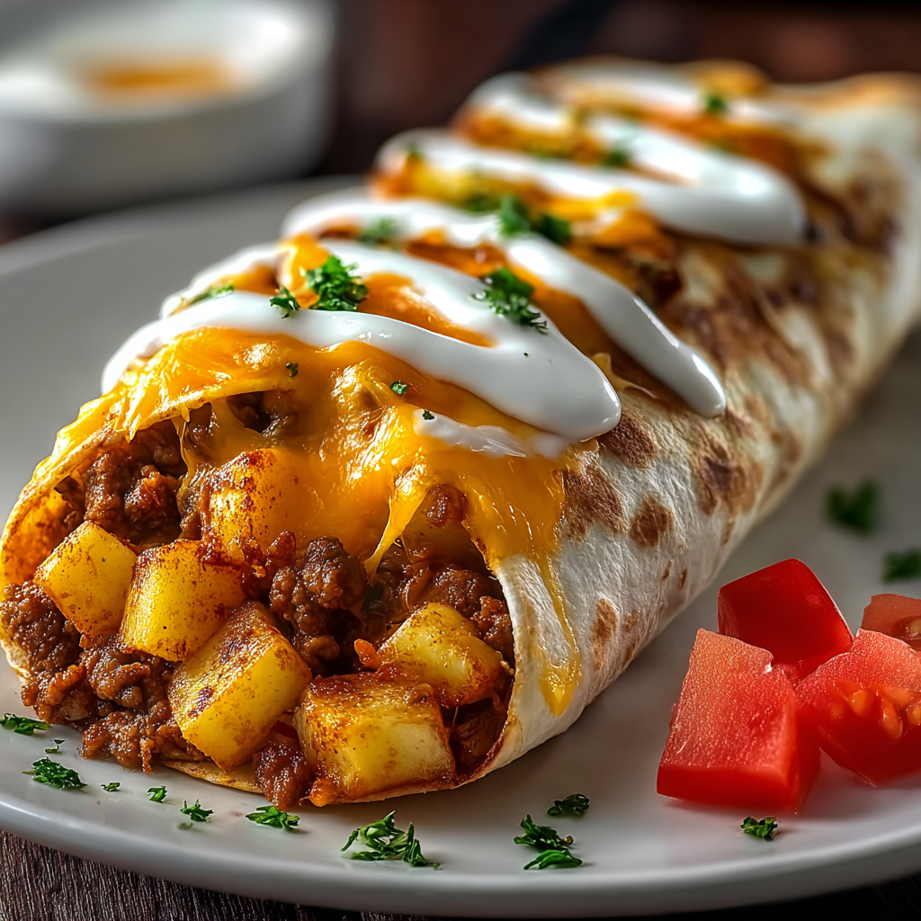 Bramborovo-sýrové wrapy