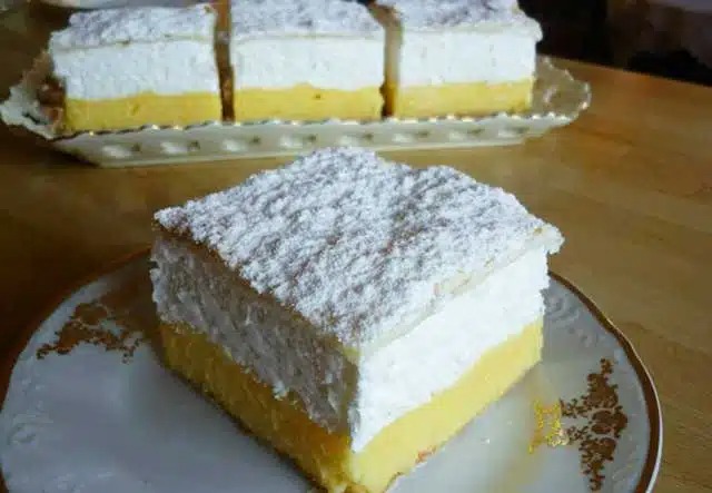 Francouzské krémové řezy bez polevy – recept