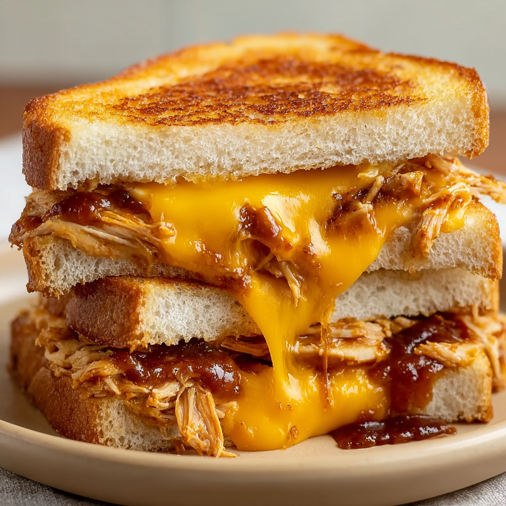 BBQ kuřecí sendvič