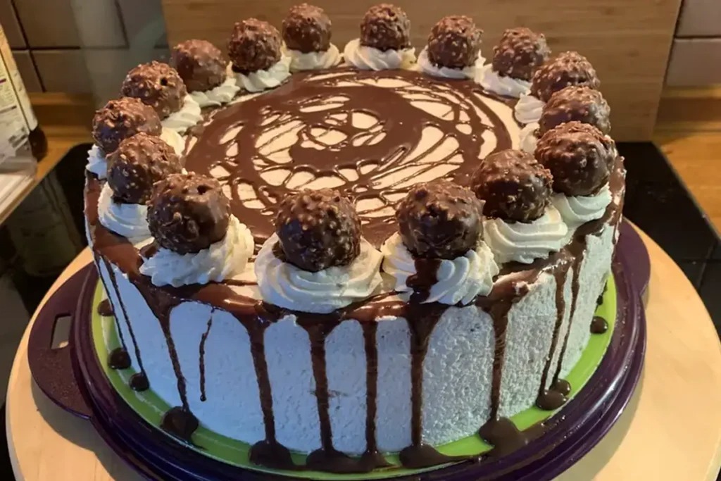 Ferrero Rocher – Torte Ohne Backen Rezept