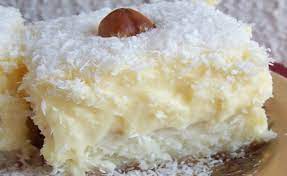 KOKOSOVÝ DORT S VANILKOVÝM PUDINGEM
