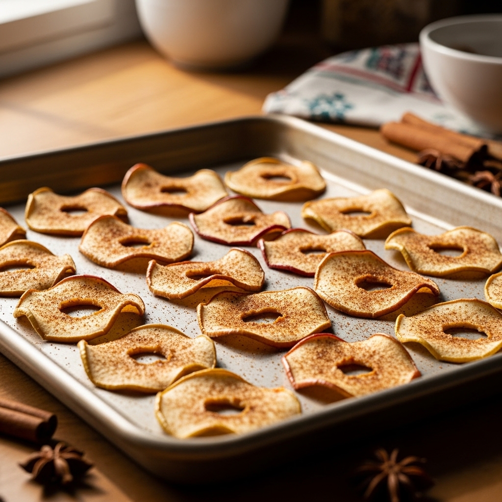 Křupavé jablečné chipsy