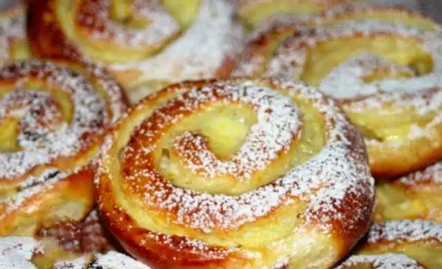 Recept na tvarohové záviny s pudinkem