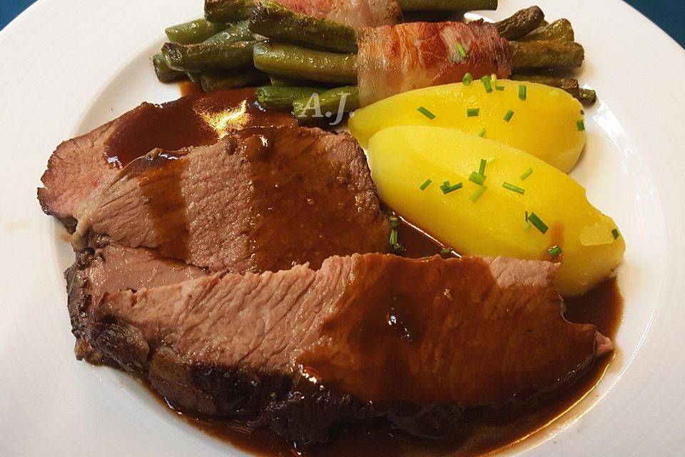 Jehněčí kýta při nízké teplotě