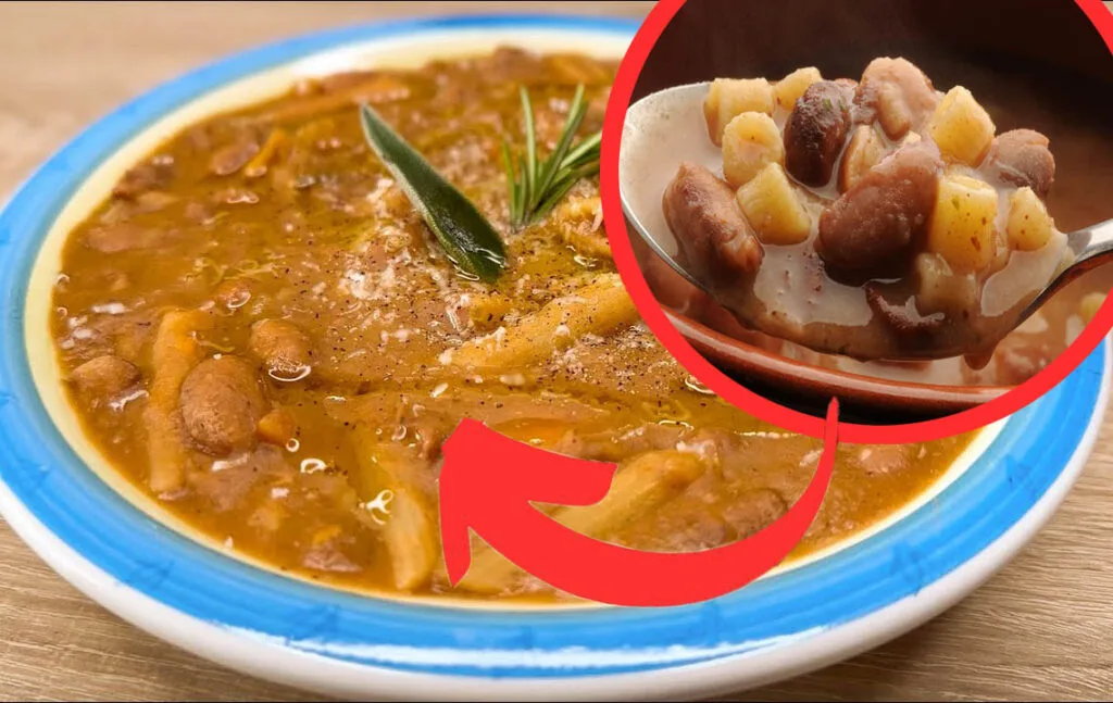 Nudeln und Bohnen, das gesunde Wintergericht: Um Schwellungen zu vermeiden und bekömmlicher zu machen, haben schon unsere Großmütter diesen Trick angewendet!