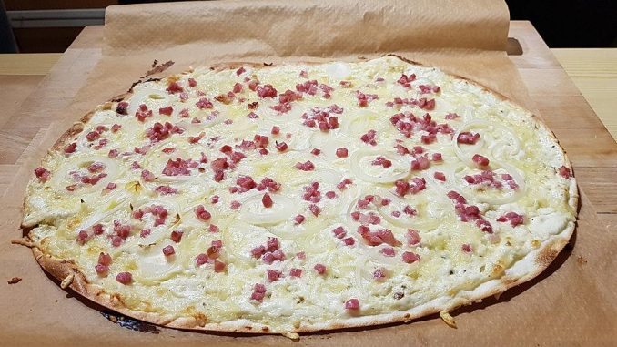Jednoduchý Flammkuchen