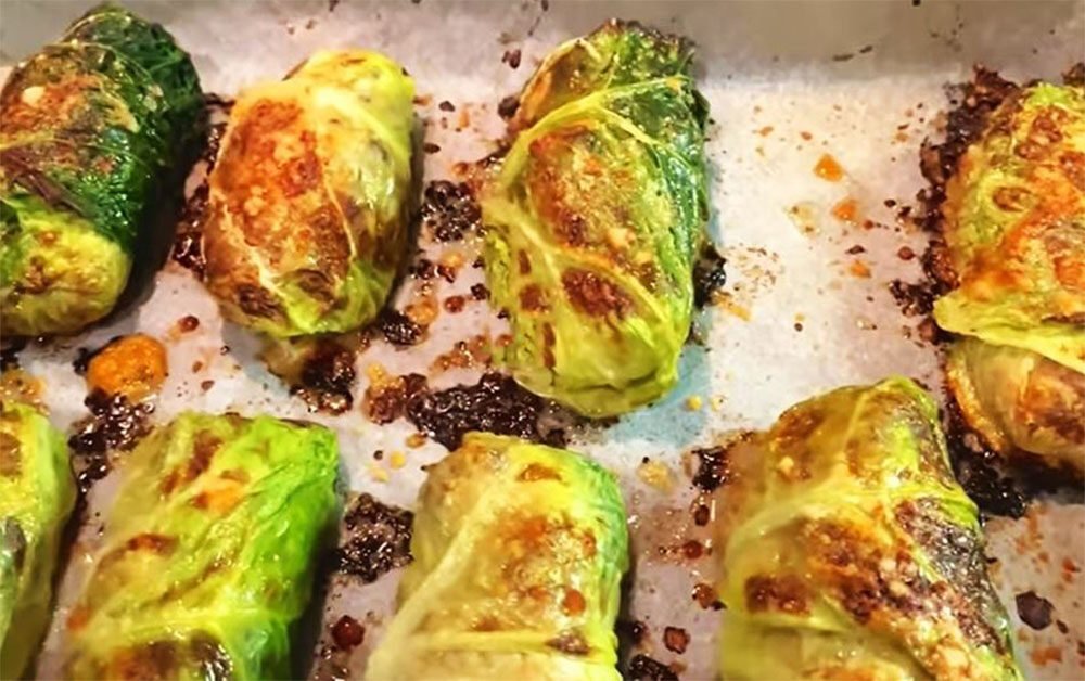 Pouze 95 kalorií! Závitky z kysaného zelí bohaté na vlákninu a bílkoviny, ale s nízkým obsahem tuku