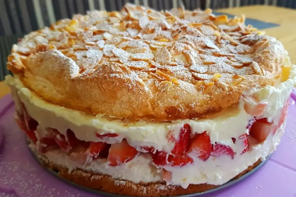 Recept na jahodový dort se sněhovou pěnou: Nebeský recept pro milovníky jahodových dortů