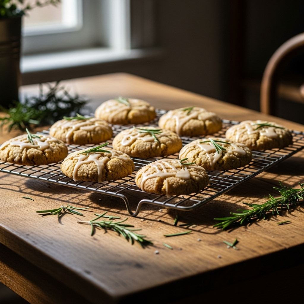 Sušenkové rozmarýnové cukroví