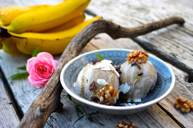 Vanilková kokosová zmrzlina (veganská!)