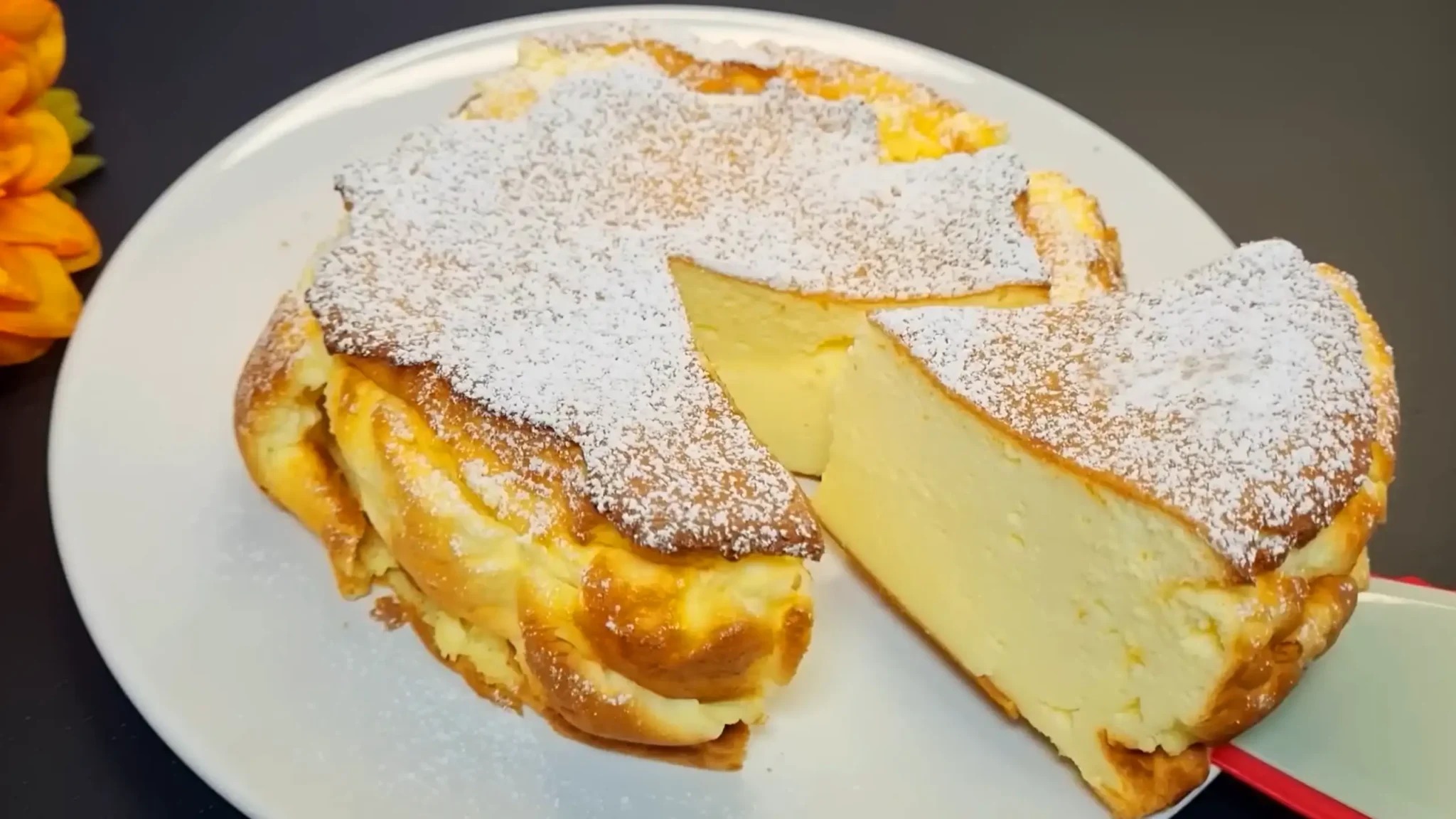 Ultrakrémový tvarohový koláč bez korpusu za 5 minut!