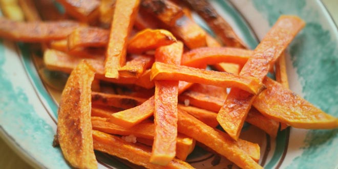 Nízkosacharidové mrkvové a pastinákové hranolky (zdravá alternativa klasických hranolek)