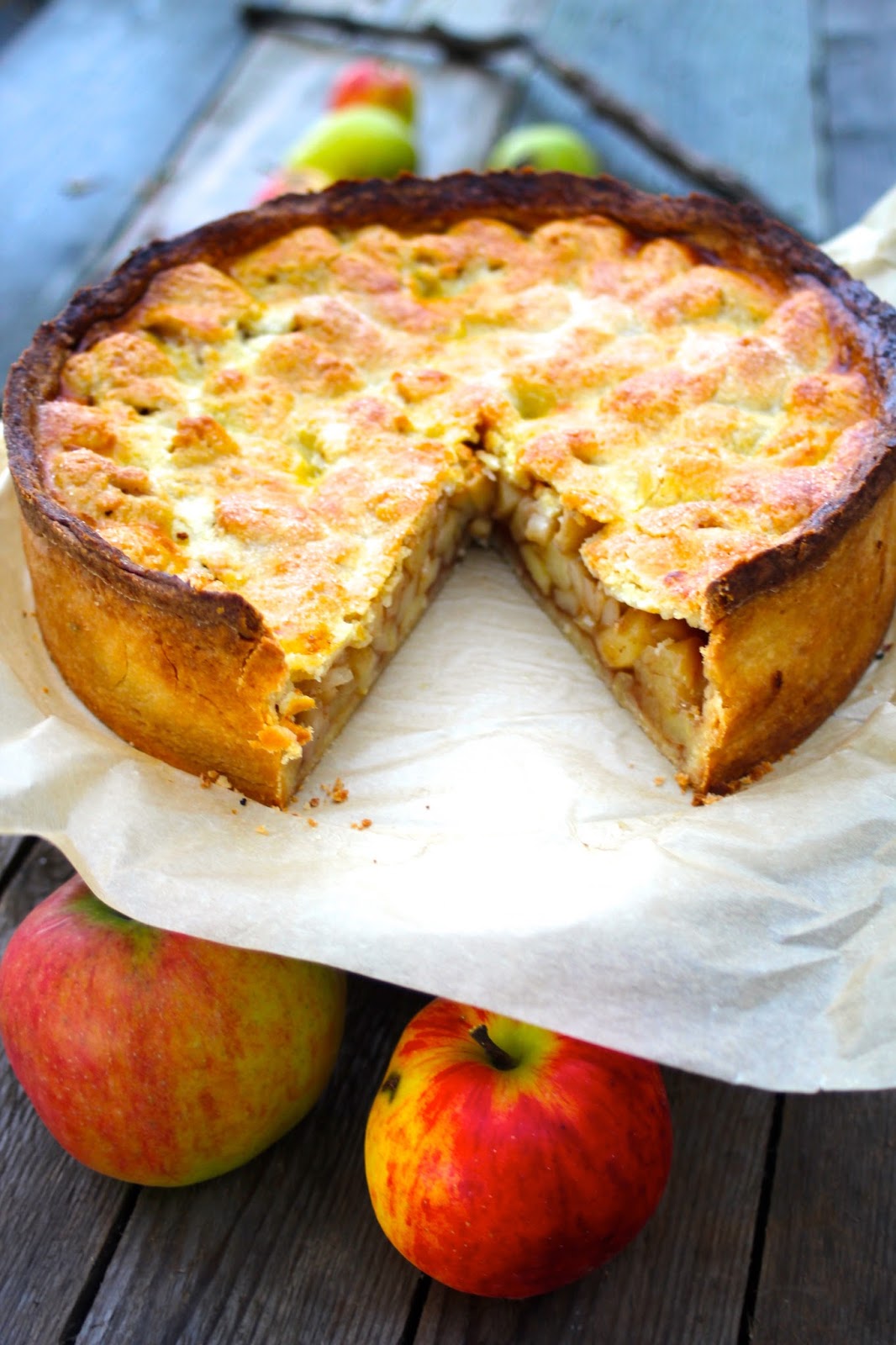 Chutný jablečný koláč