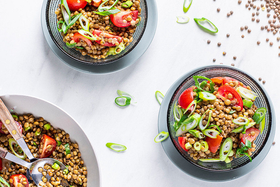 Salát z čočky, jak ho mám rád