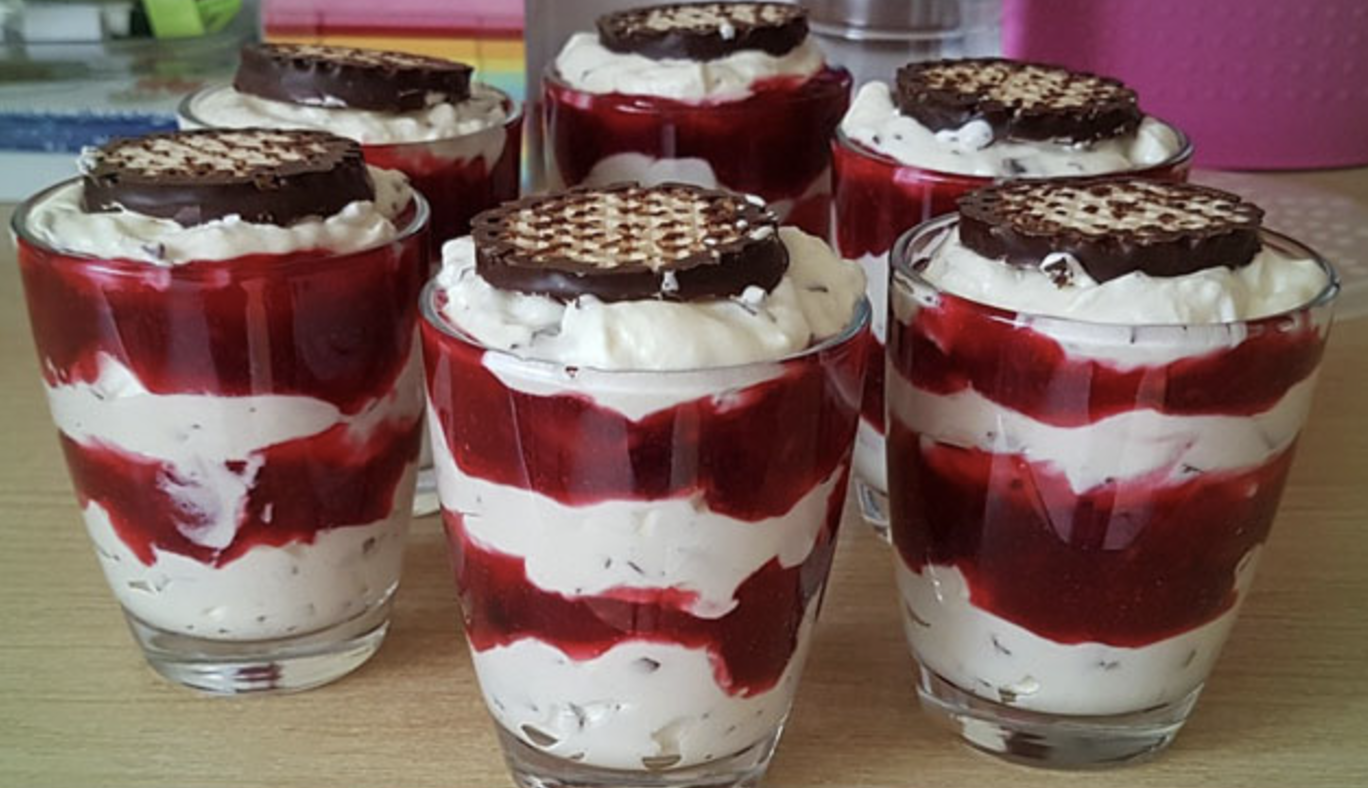 Čokoládová pusinka dezert mmmm