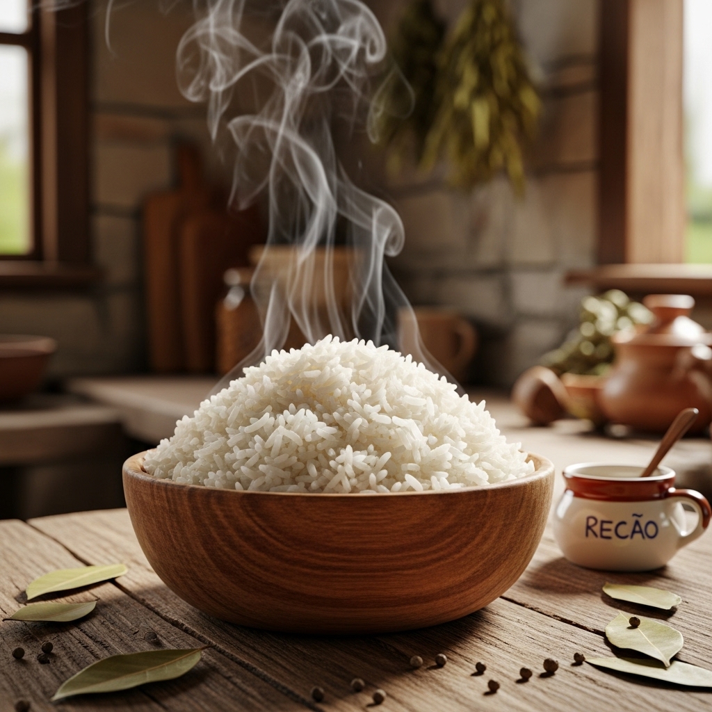 Portorikánská bílá rýže