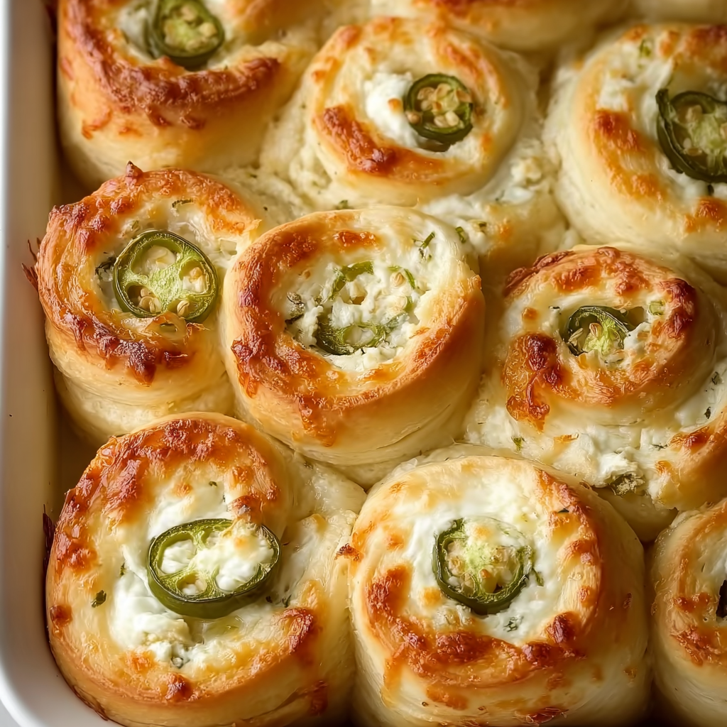 Krémové Jalapeño Popper Rohlíčky