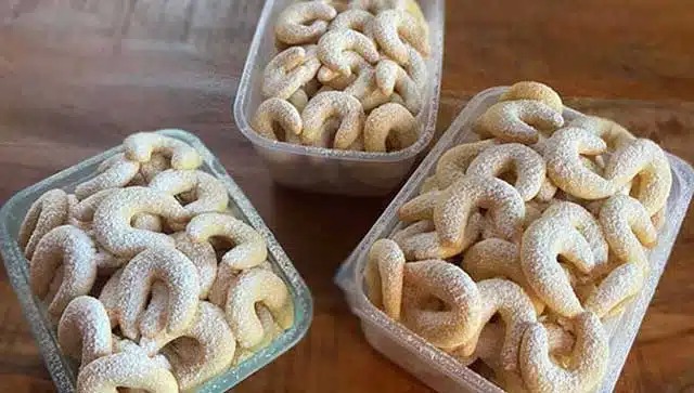 Recept na vanilkové rohlíčky za 15 minut