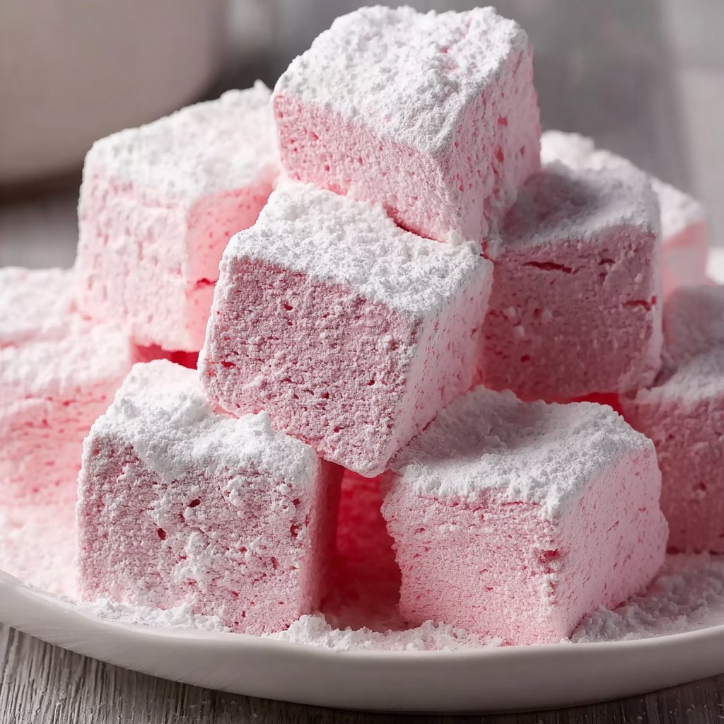 Erdbeer Marshmallows