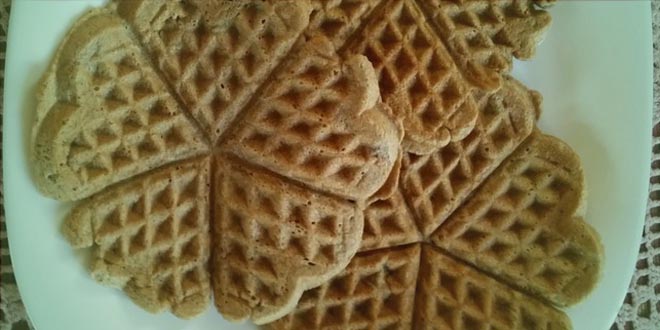 Nízkosacharidové ořechové vafle (vhodné pro diabetiky)