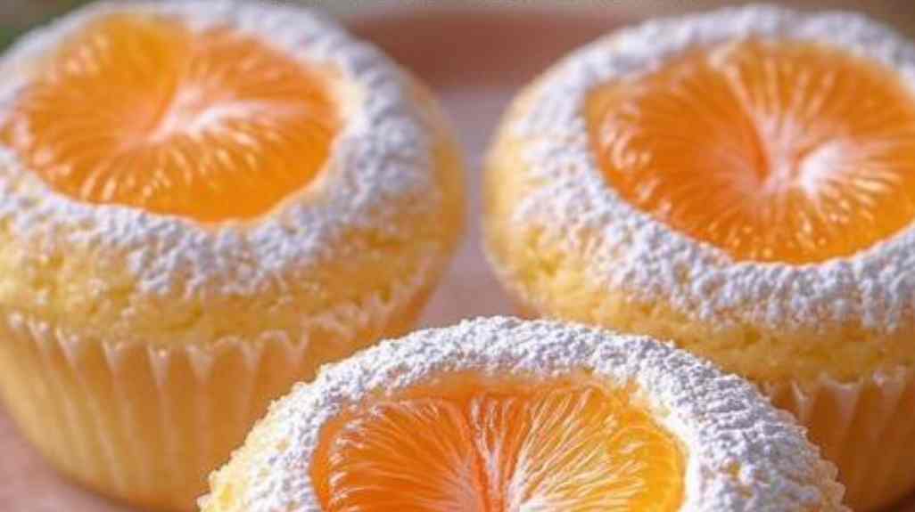 Tvarohové muffiny s mandarinkami