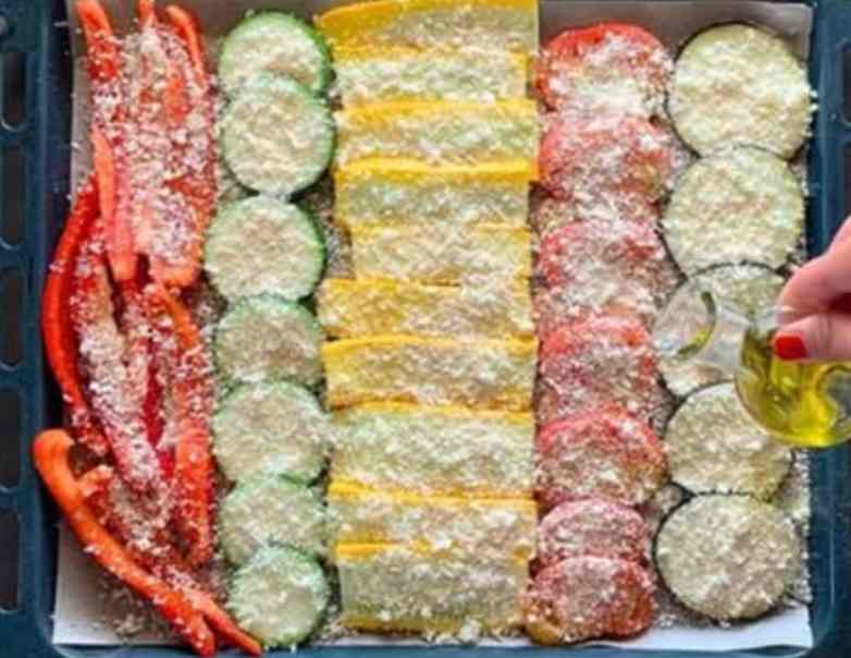 Zeleninový pokrm v troubě