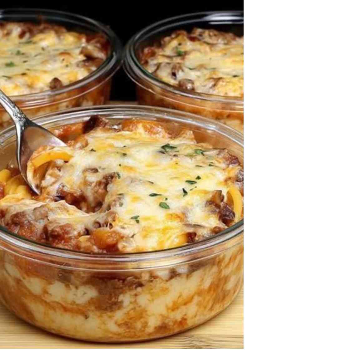 Mini mletý masový nákyp