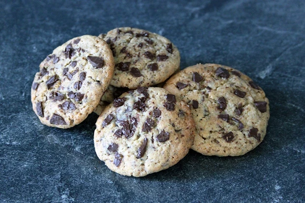 Sušenky s kousky čokolády