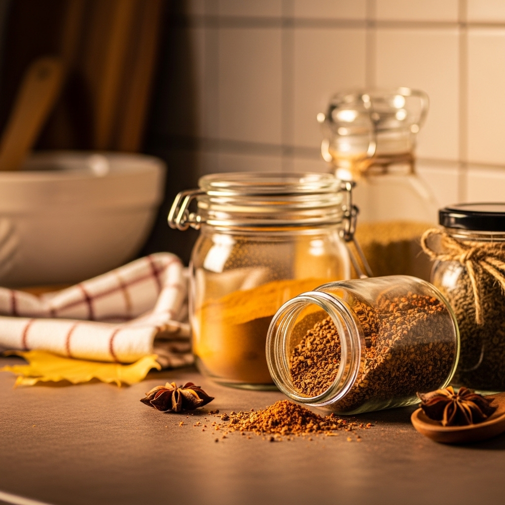 Kořenění na dýňový koláč