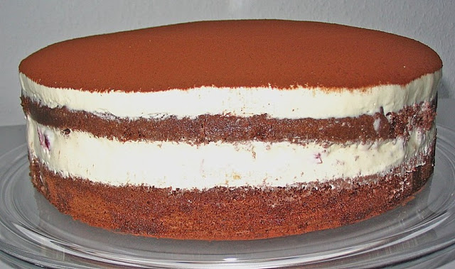 Rychlý třešňový tiramisu dort