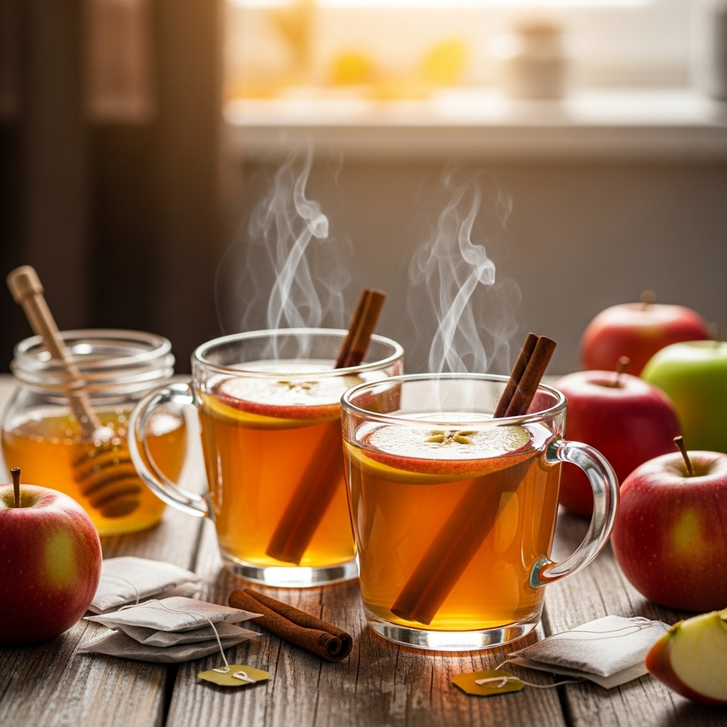 Kořeněný jablečný čaj