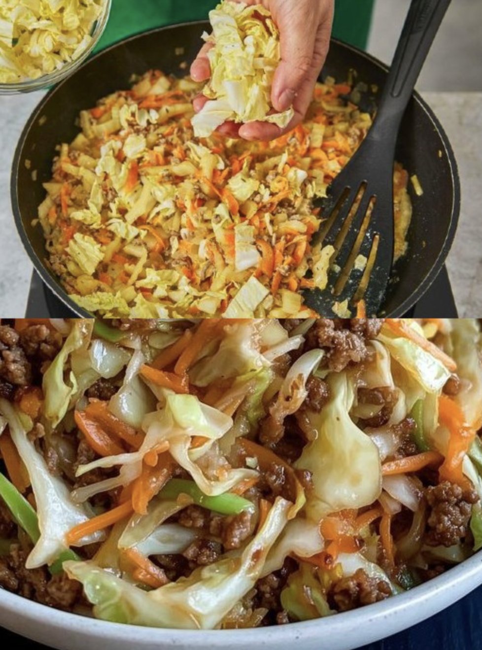 Čínské zelí s mletým masem