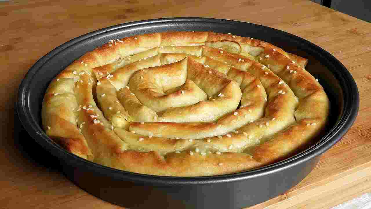 Řecký tvarohový koláč