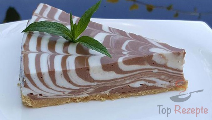 Nepečený tvarohový dort