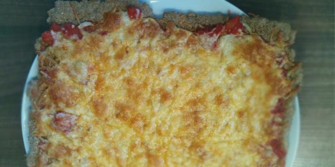 Nízkosacharidové pizza těsto podle Flo (veganské, vegetariánské, domácí)