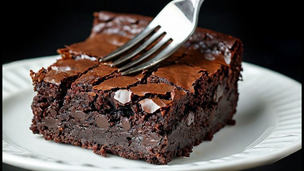 Tento vánoční čokoládový brownie se bude líbit mé matce, která nemůže jíst příliš mnoho sladkostí!