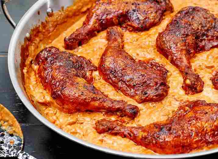 Kuřecí stehýnka s rýží