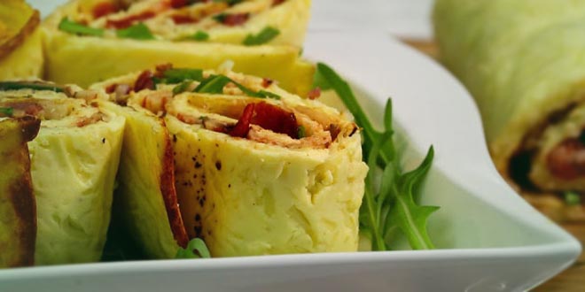 Nízkosacharidová pizzarolka (4 porce)