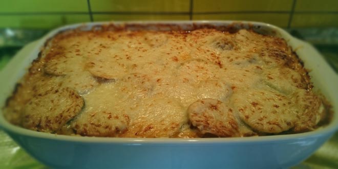 Cuketová lasagne s mletým masem nízkosacharidová