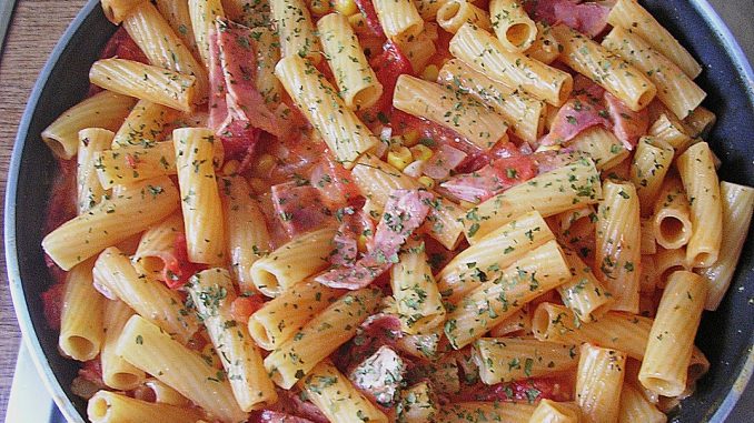 20 minut chutné těstovinové pánvičky