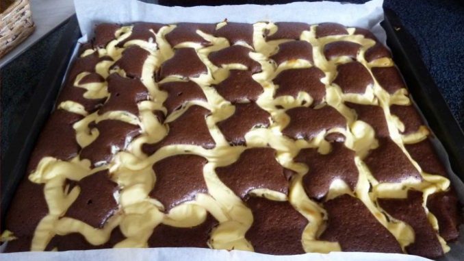 Quarkový koláč Steppdecke chutný