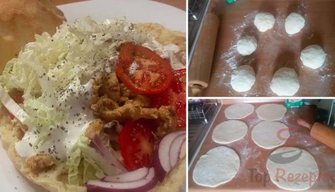 Domácí kuřecí döner – FOTO NÁVOD