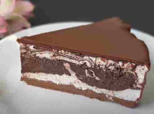 Čokoládový tvarohový dort bez pečení
