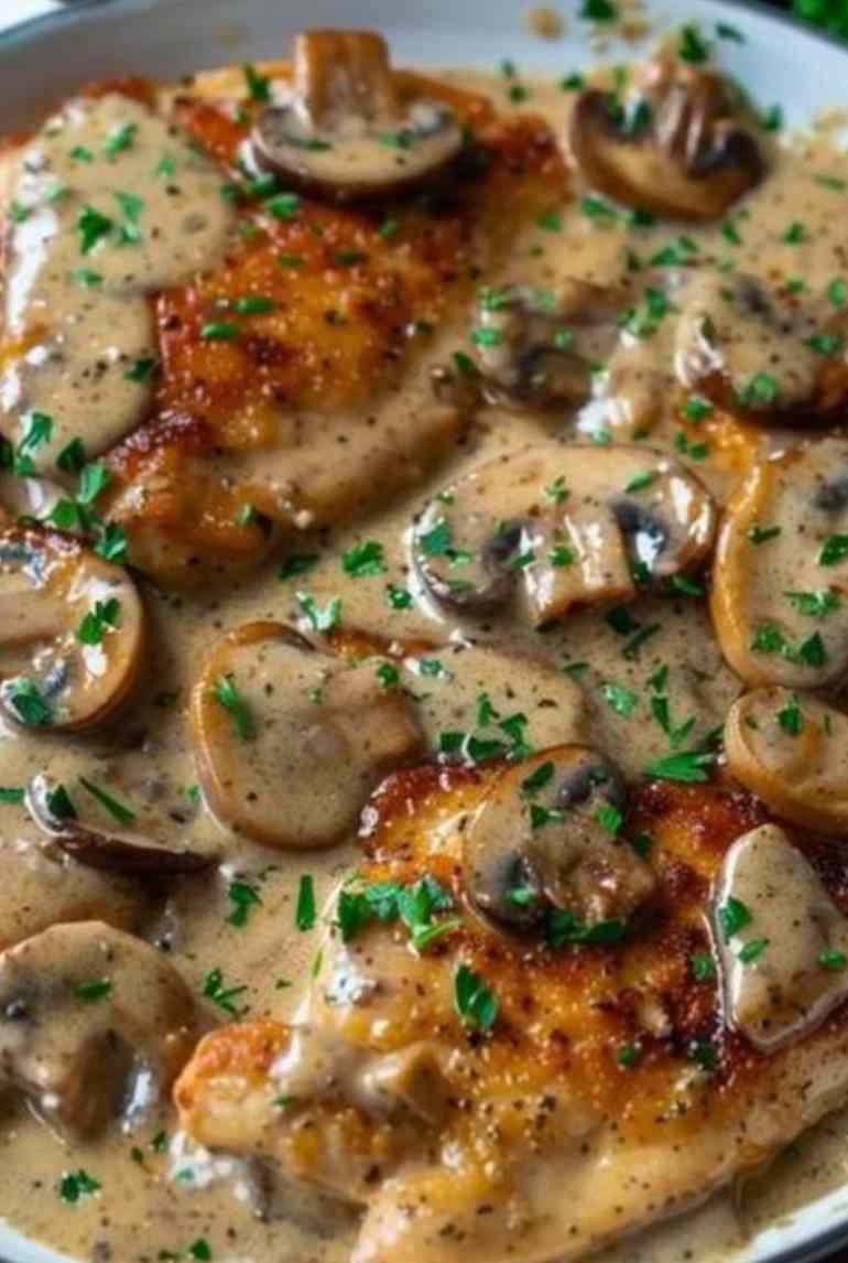 Kuřecí houbová pánev