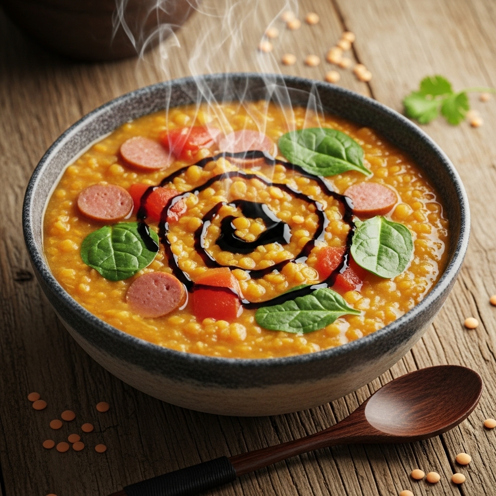 Filipínská čočková polévka