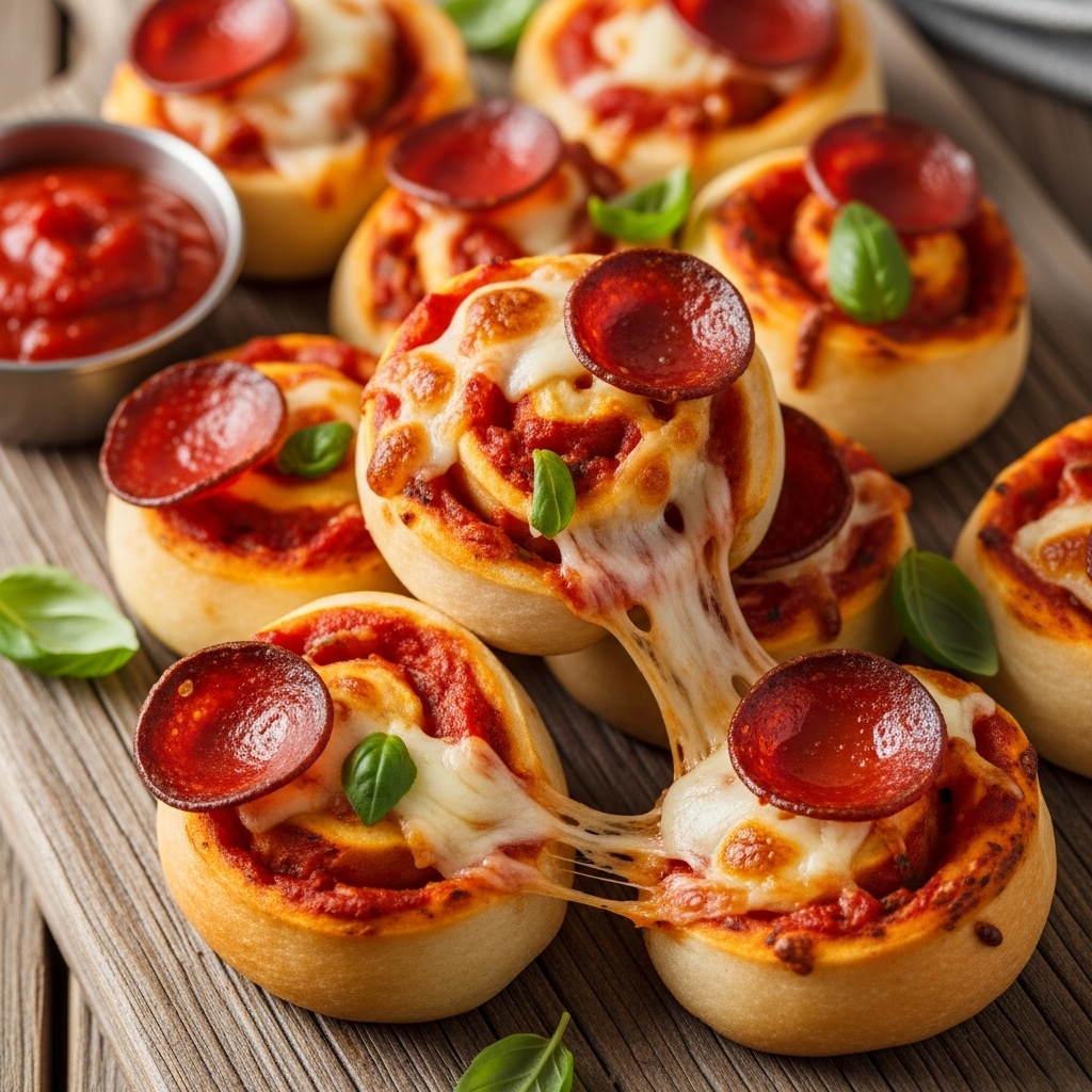 Pizza předkrmové rolky