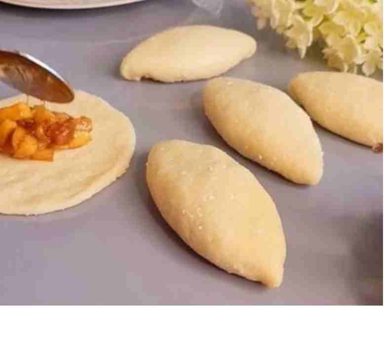 Jablečné tvarohové taštičky